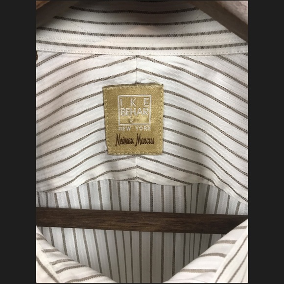 Ike Behar Neiman Marcus Mens Dress Shirt - Picture 2 of 6